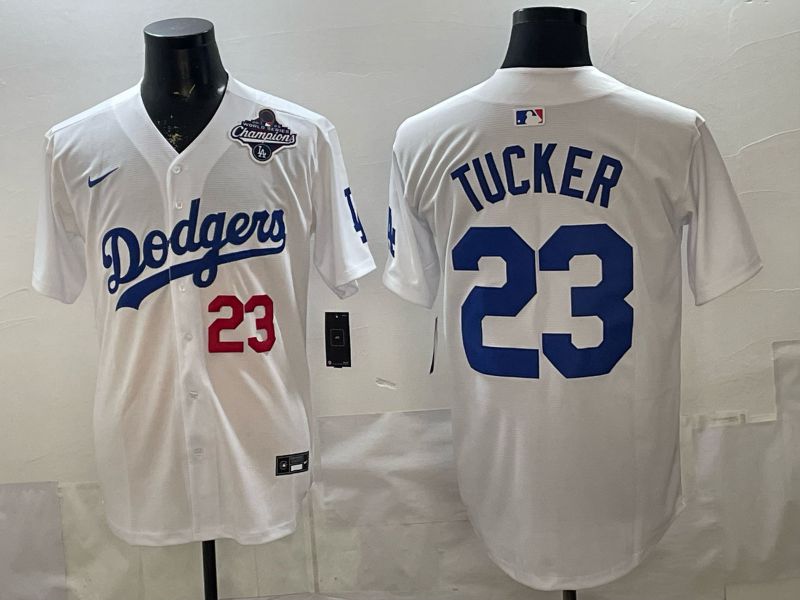 Men 2026 Los Angeles Dodgers #23 Tucker White Game Nike MLB Jersey style 009